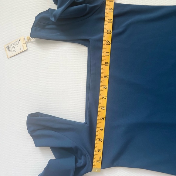 INLYRIC Long Sleeve Blue Bodysuit - Picture 5 of 6